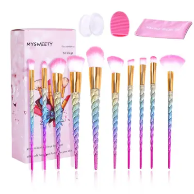 For Makeup Mavens: 16-Piece Unicorn Makeup Brush Set