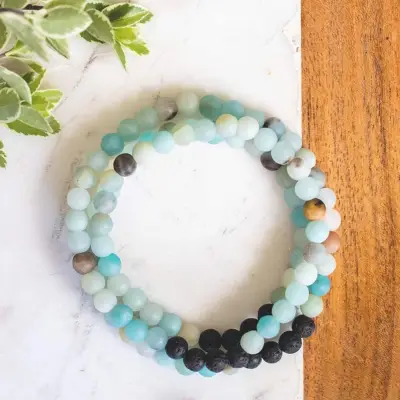 A Relaxing Aromatherapy Find: Subherban Mermaid Wrap Bracelet