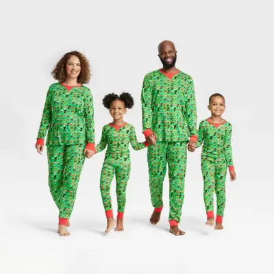 Wondershop Multi Santa Matching Family Pajamas Collection