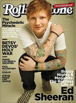 Ed Sheeran Rolling Stone Poster