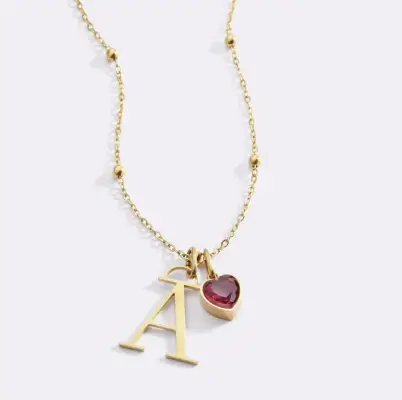 An Initial Necklace