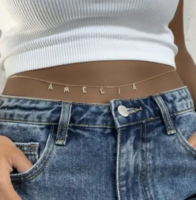 A Personalized Belly Chain