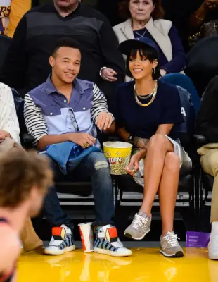 Rihanna and Rajad Fenty