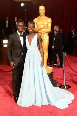 Lupita and Peter Nyong