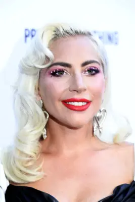 Lady Gaga With Platinum Hair