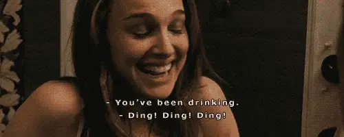 Sometimes you turn red from drinking.