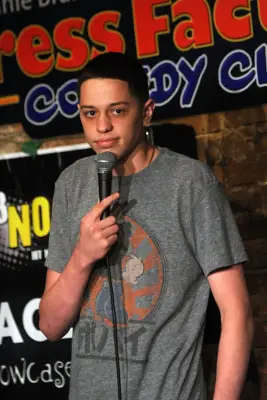 NEW BRUNSWICK, NJ - AUGUST 04: Comedian Pete Davidson performs at The Stress Factory Comedy Club on August 4, 2011 in New Brunswick, New Jersey. (Photo by Bobby Bank/WireImage)