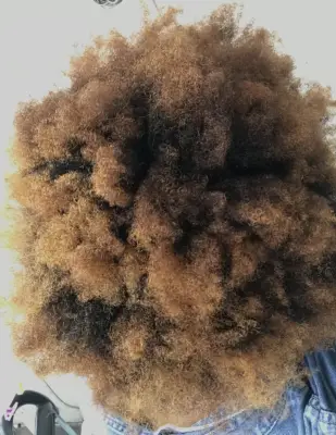 Hair following the Pre-colour serum