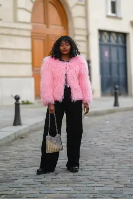 Curly Lob Haircut With Bangs