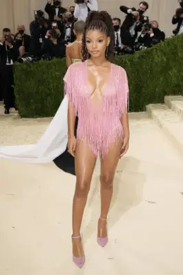 Halle Bailey at the Met Gala, May 2021