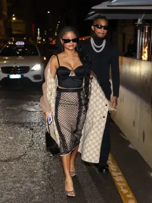 Halle Bailey at the Gucci Afterparty During Milan Fashion Week, February 2023