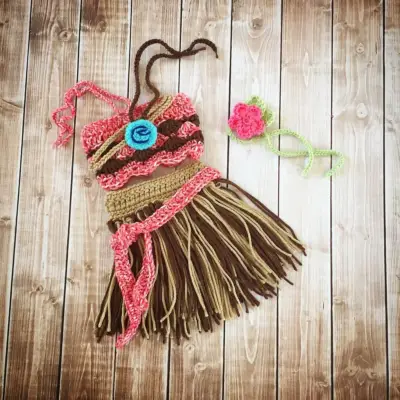 Crocheted Moana Dress