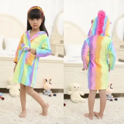 Etsy Unicorn Rainbow Bathrobe