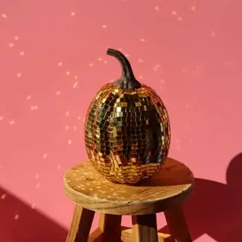 Disco-Ball Pumpkin From Etsy