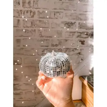 Disco-Ball Pumpkin From Etsy