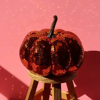 Disco-Ball Pumpkin From Etsy