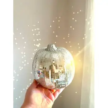 Disco-Ball Pumpkin From Etsy