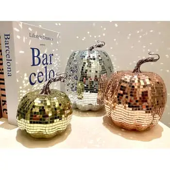 Disco-Ball Pumpkin From Etsy