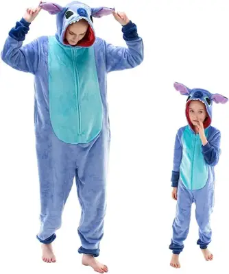 Mom and Son Halloween Costume: Stitch