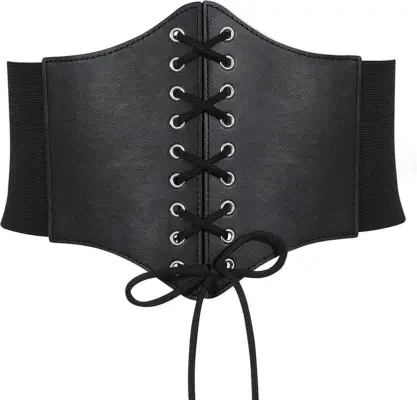 Lace-Up Corset Belt