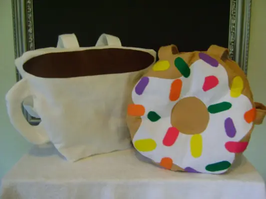 Doughnut and Coffee Halloween Costumes