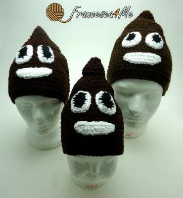Poop Emoji Hats