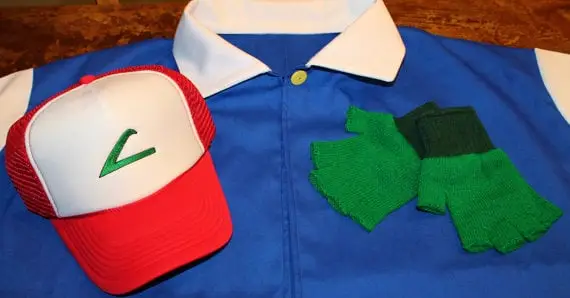 Ash Shirt, Hat, and Gloves