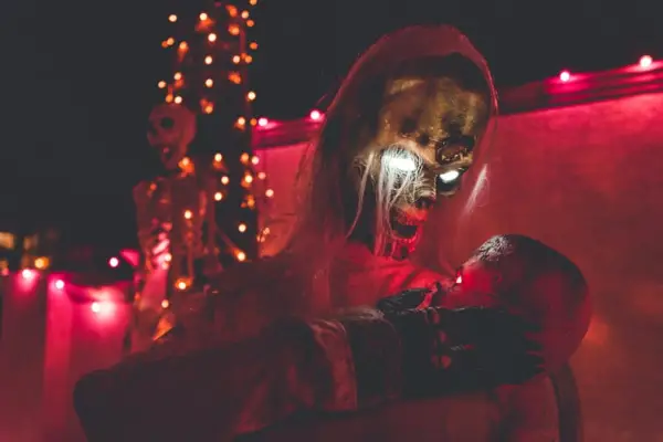 Evil Halloween Character Zoom Background