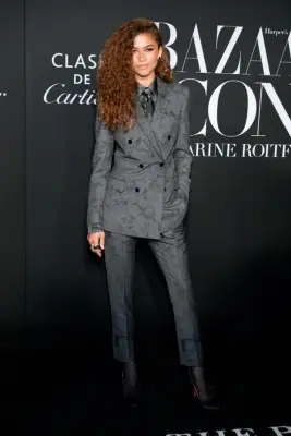 Zendaya Wears Berluti Suit to the 2019 Harper