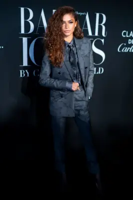 Zendaya Wears Berluti Suit to the 2019 Harper