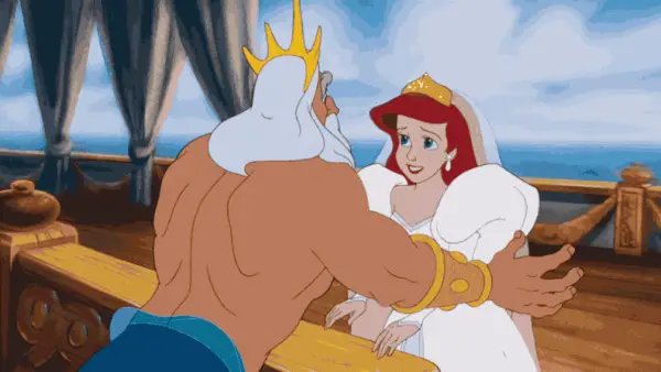Ariel is thought to be King Triton