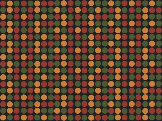 Holiday Zoom Background: Abstract Kwanzaa Design