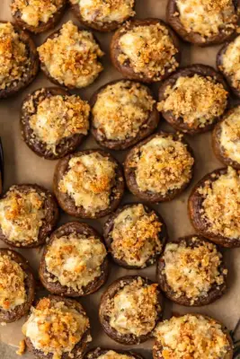 Cheesy Sausage-Stuffed Mushrooms