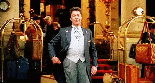 When your kid rushes into the living room with pure excitement on Christmas morning.