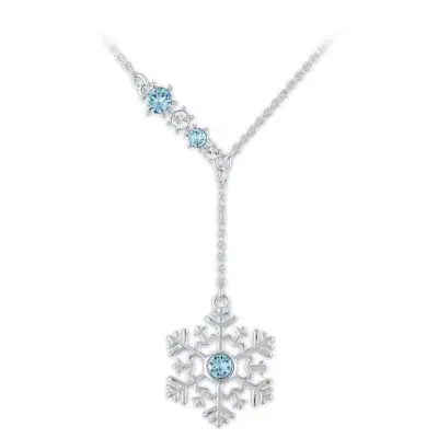 A Stunning Statement: Frozen Snowflake Necklace