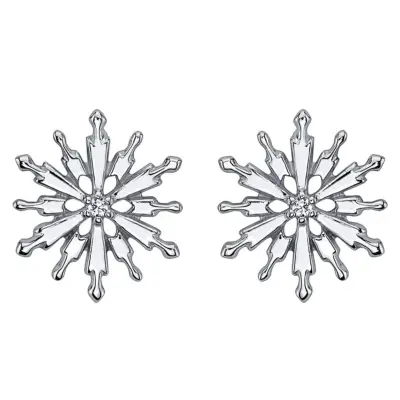 Luxurious Jewelry: Frozen 2 Snowflake Earrings