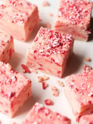Candy Cane Fudge