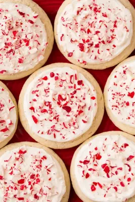 Peppermint Sugar Cookies
