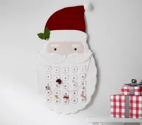 Santa Face Advent Calendar