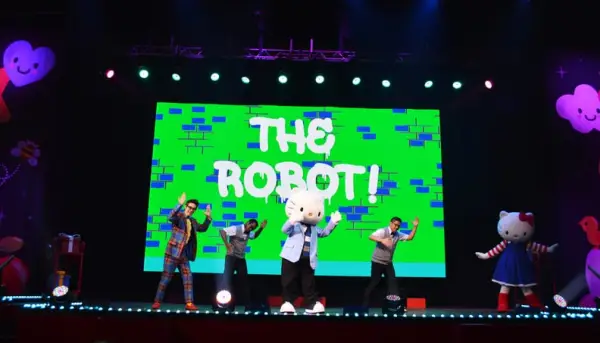 So he naturally started to show off his ~moves~ for her . . .