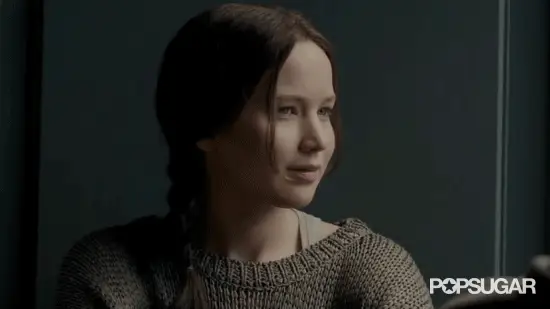 Katniss is all business.