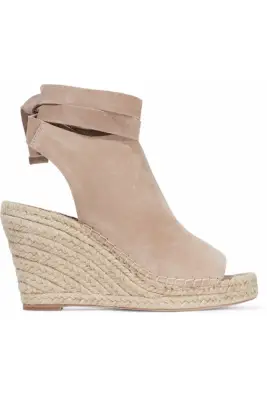 Alternative: Loeffler Randall Lace-Up Suede Espadrille Wedge Sandals