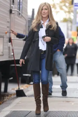 She Likes a Polished Look Too — All Belted and Tucked In