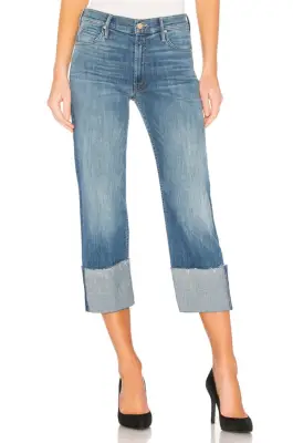 Mother The Dutchie Cuff Chew Jean