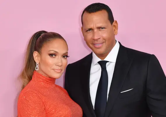 CFDA Fashion Icon Award recipient US singer Jennifer Lopez and fiance former baseball pro Alex Rodriguez arrive for the 2019 CFDA fashion awards at the Brooklyn Museum in New York City on June 3, 2019. (Photo by ANGELA WEISS / AFP) (Photo credit sh