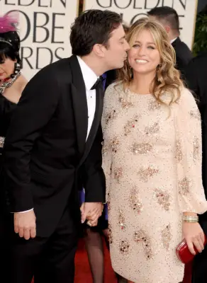 Jimmy Fallon and Nancy Juvonen in January 2011