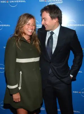Jimmy Fallon and Nancy Juvonen in May 2008