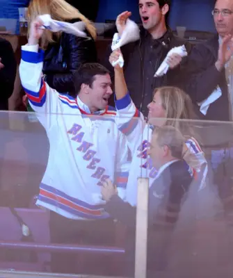 Jimmy Fallon and Nancy Juvonen in April 2009