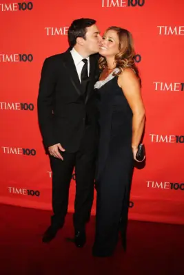 Jimmy Fallon and Nancy Juvonen in May 2009