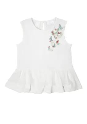 Baby Butterfly Peplum Top
